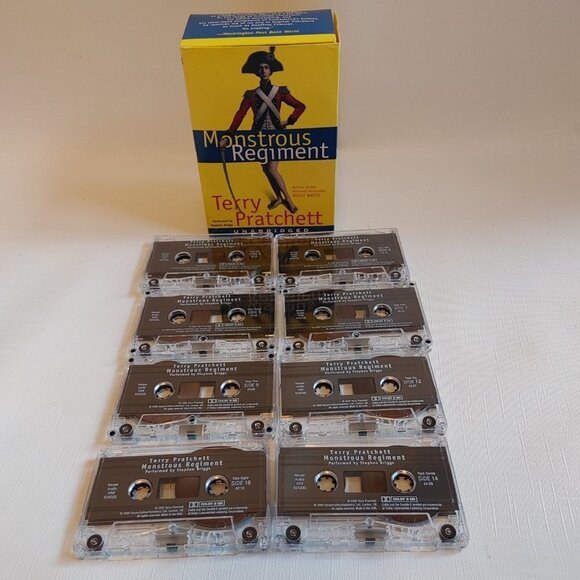Terry Pratchett Monstrous Regiment Audio Book on Cassette 8 Cassettes - Picture 2 of 6